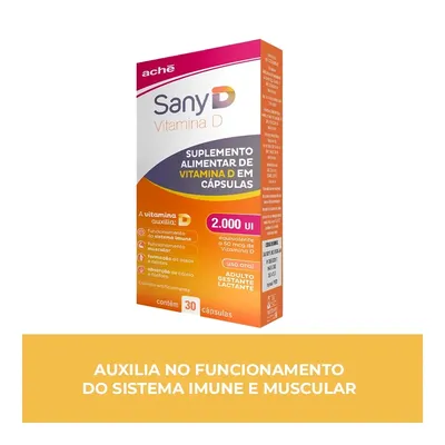SANY D 2.000UI 30 CAPS (ACH)(PBM)